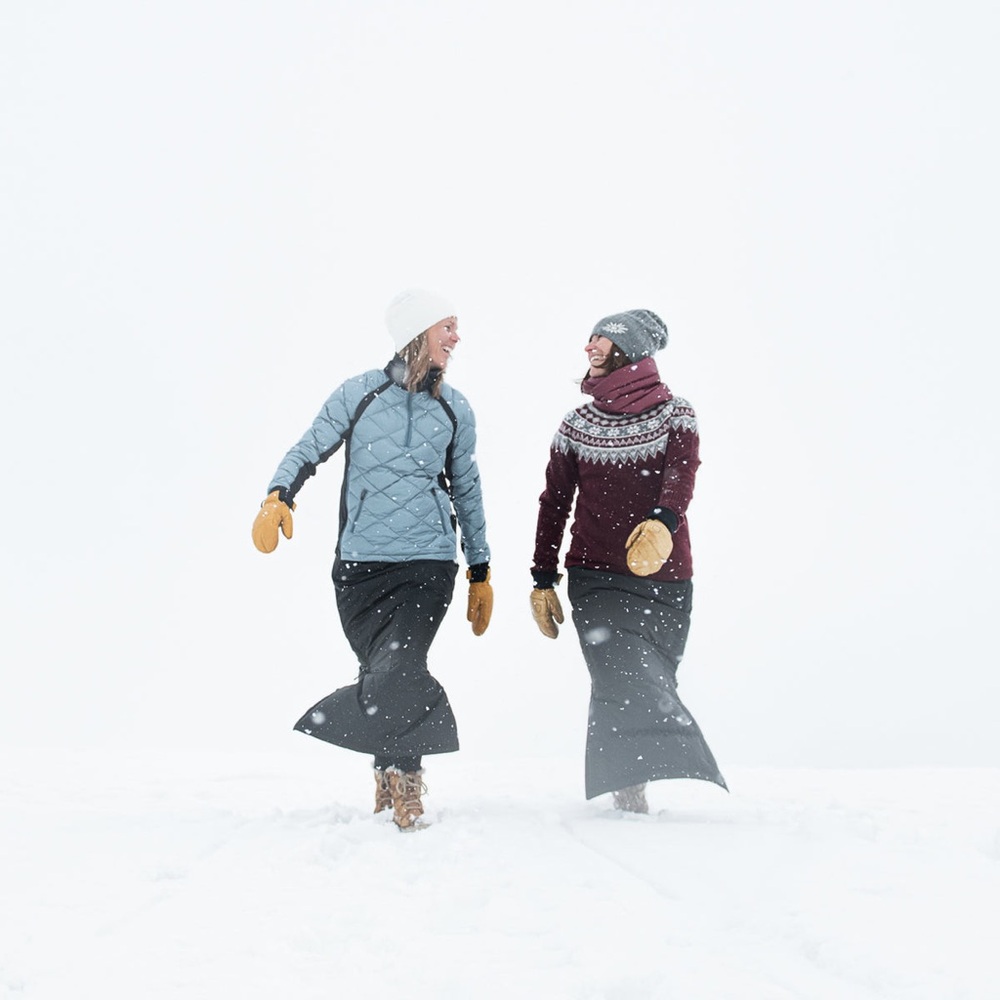 Skhoop  ALASKA LONG DOWN SKIRT down puffer snow - Picture 4 of 13